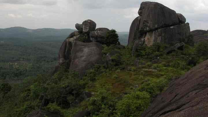 View of Pandavan Rock