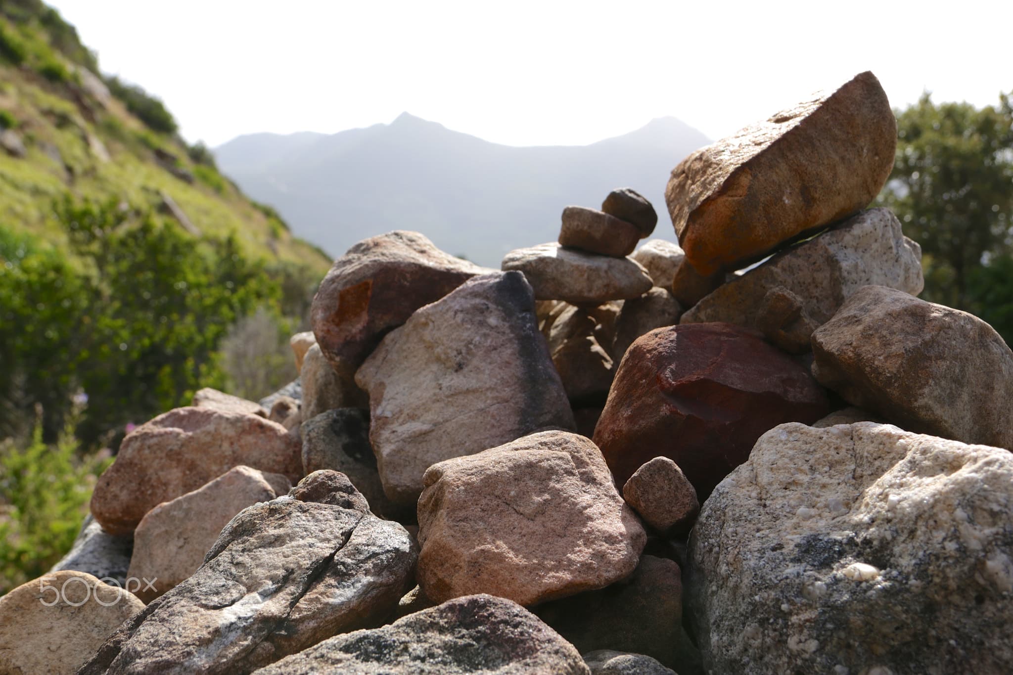 View of Pandavan Rock