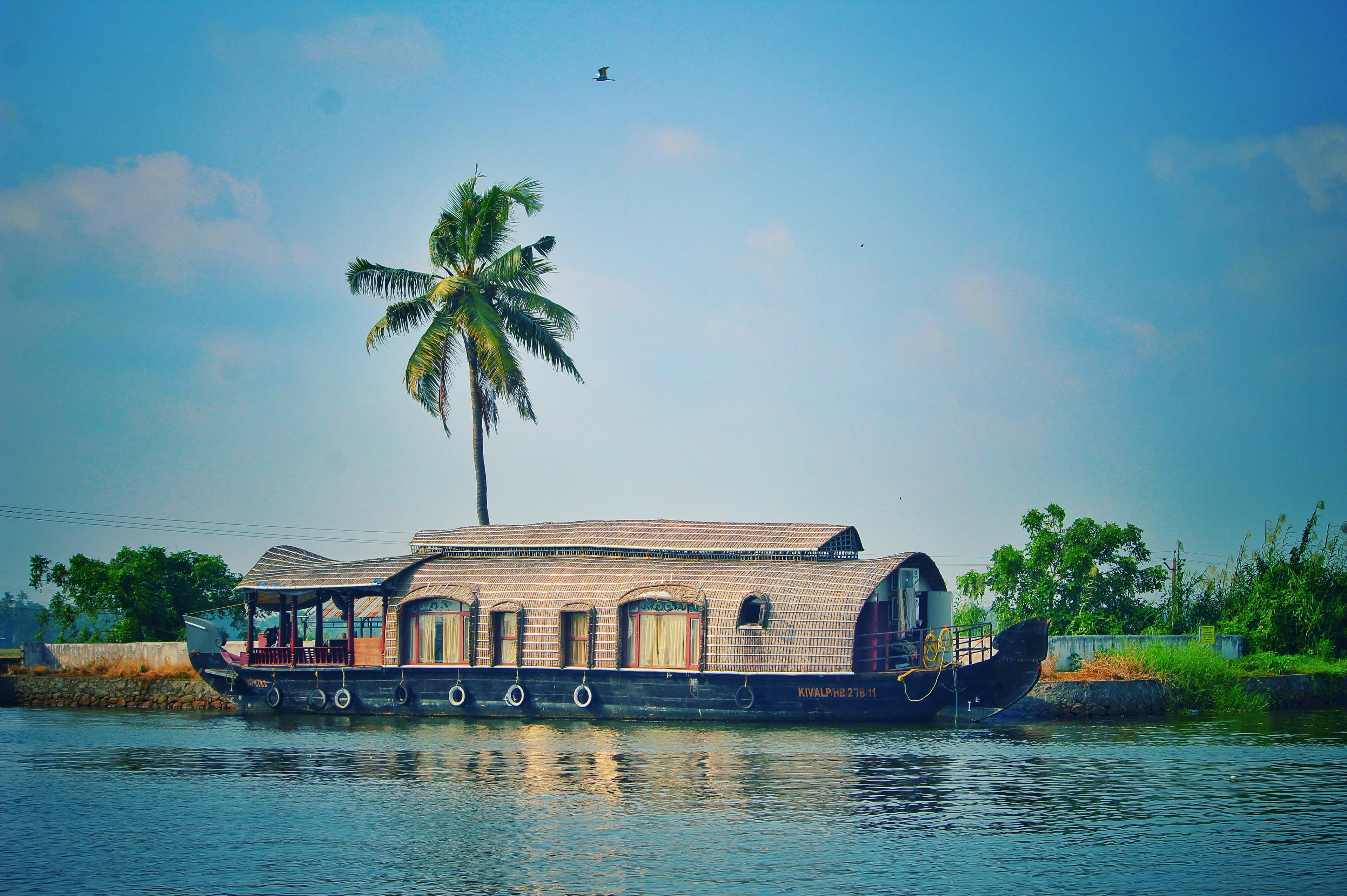 Boat houses of pathiramanal