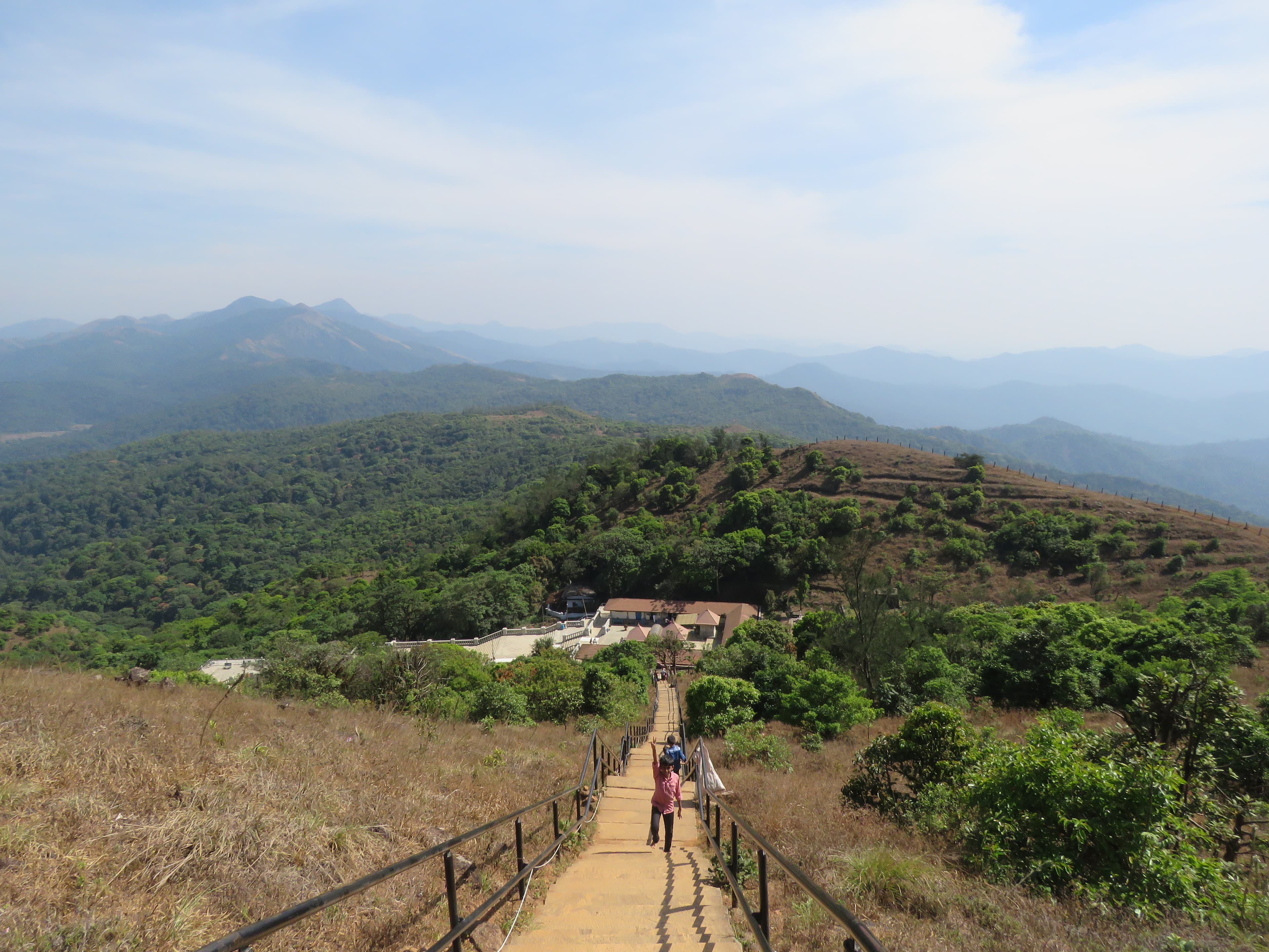 Clim route to Talakaveri Temple