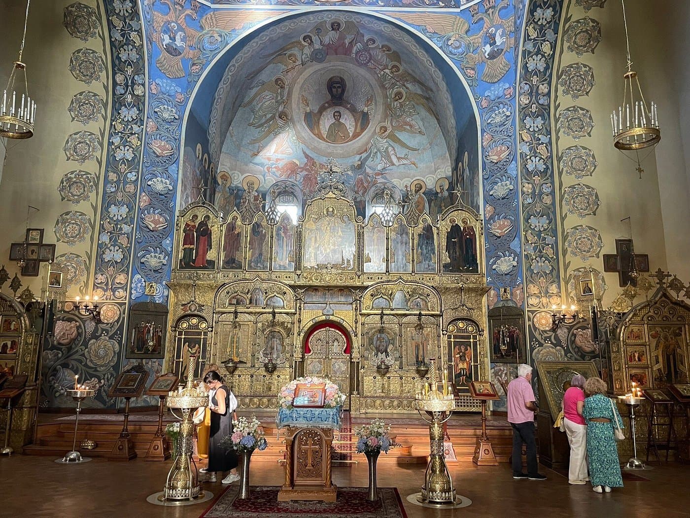 Russian cathedral inside view