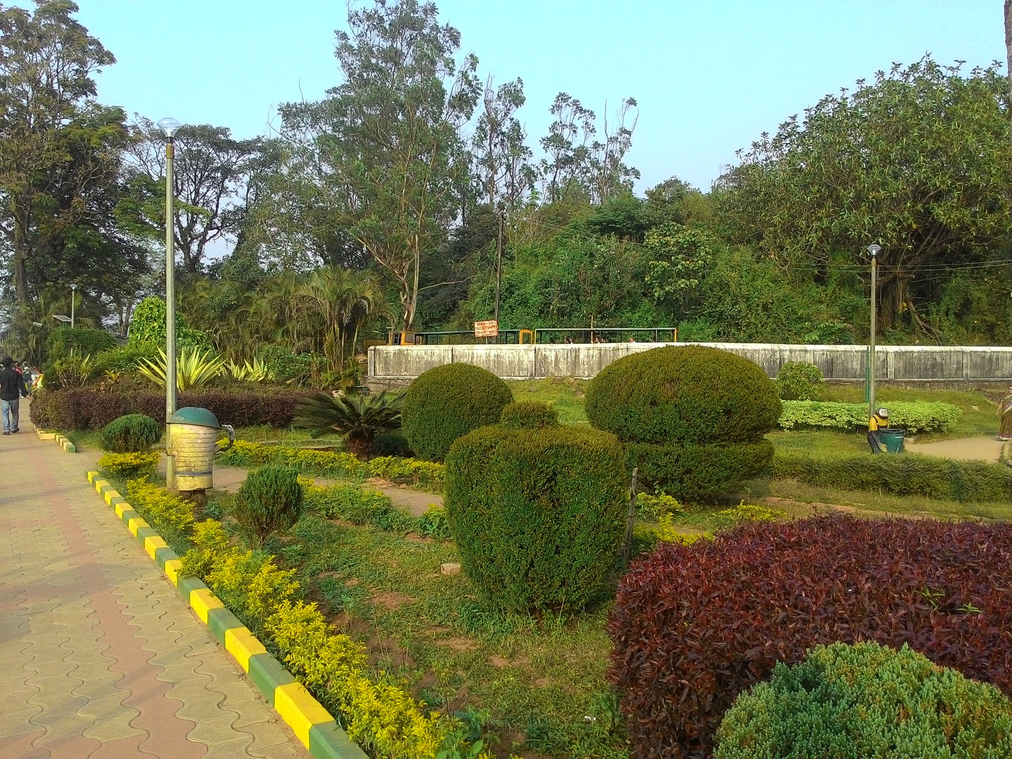 Pathway view of Raja's Seat Garden