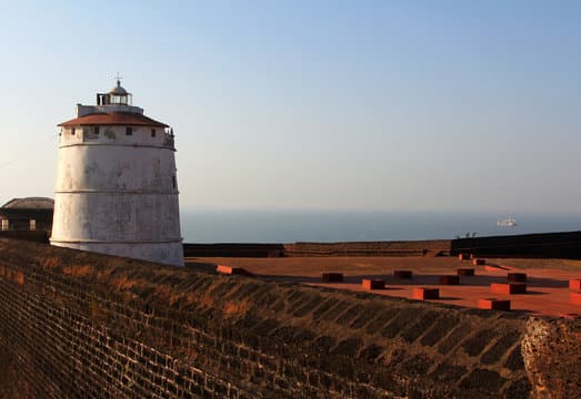 Distance view of Aguada Fort