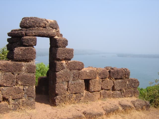 View of chapora fort