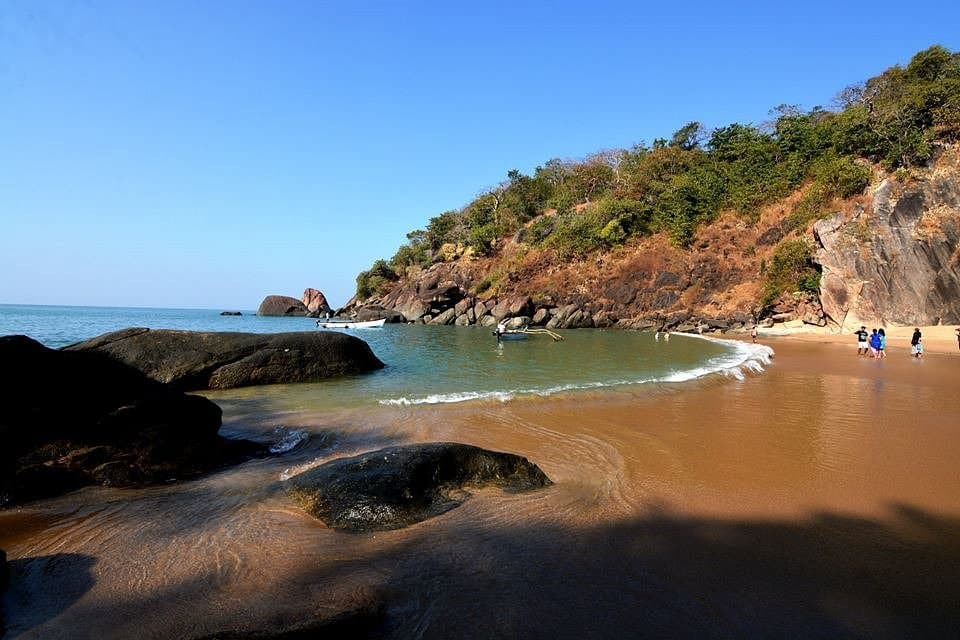 Shoreline of Palolem Beach