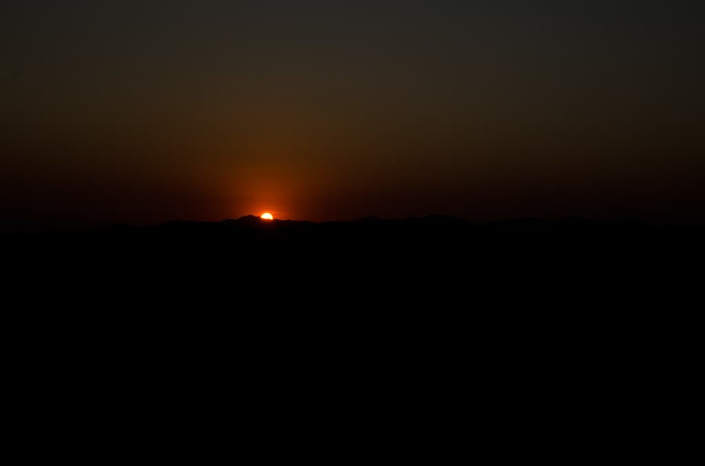 Sunset view from Manjarabad Fort