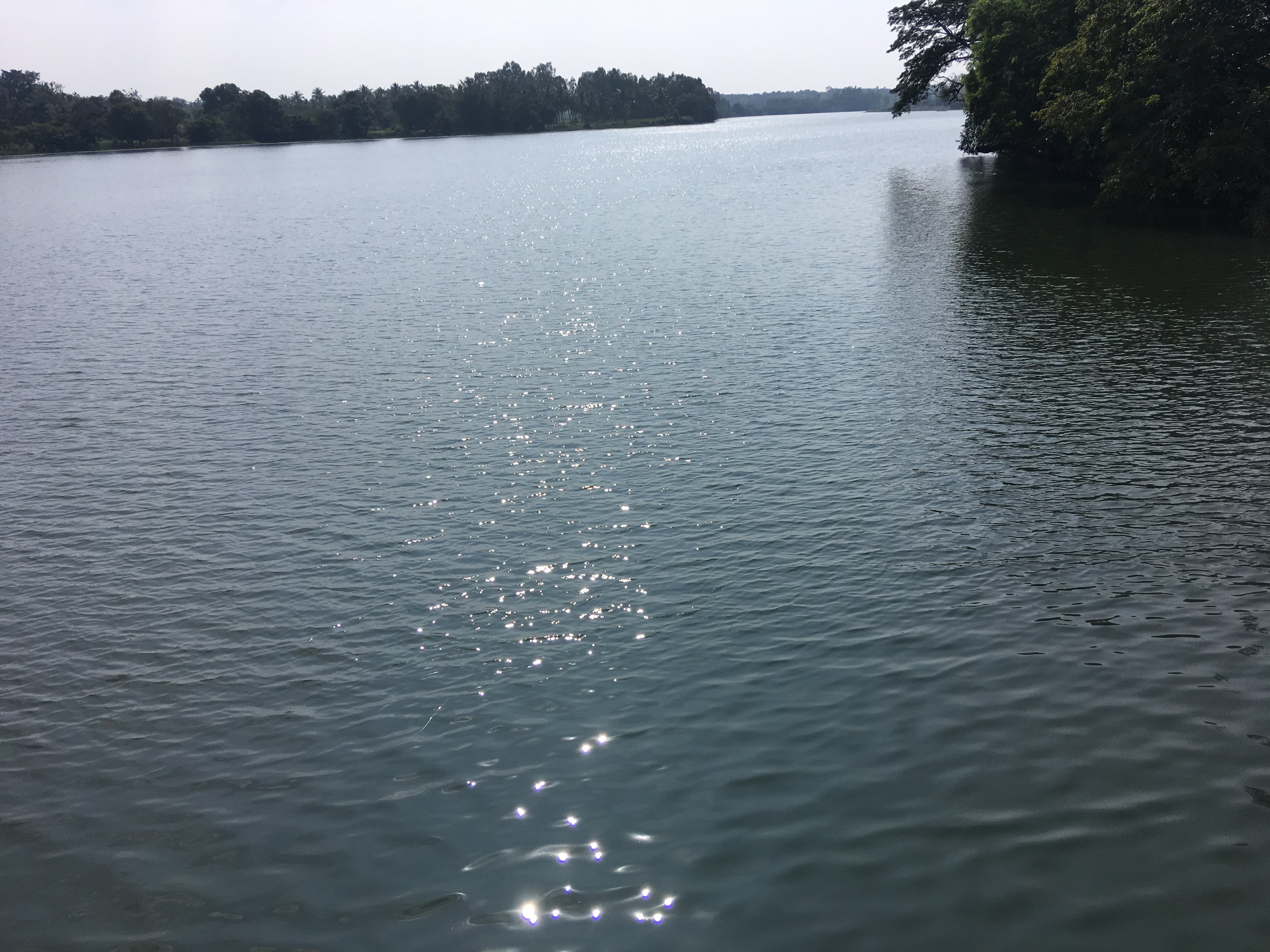 Water path from the Hemavathi Reservoir