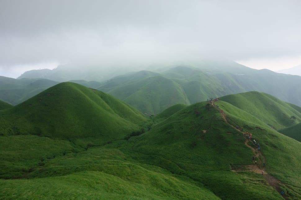 Fog view of Agni Gudda Hill