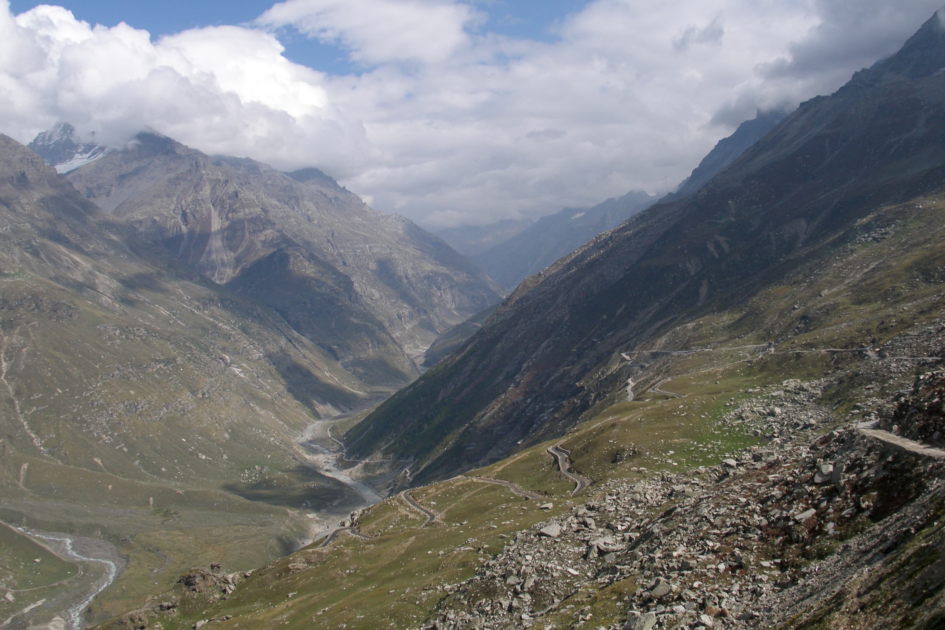 Panoramic view of Rohtang Pass