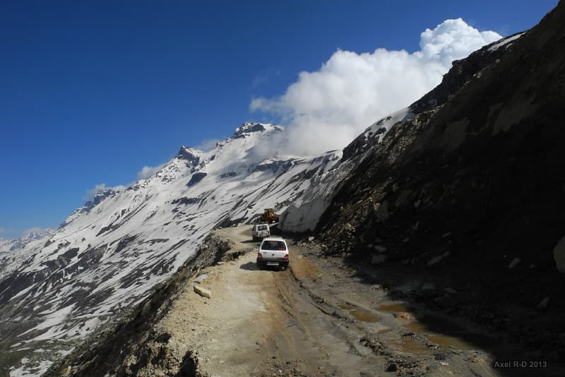 Scenic landscape from Rohtang Pass