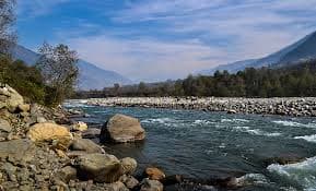 Scenic view of Beas River