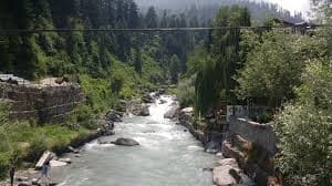 Rocks and clear waters of Beas River