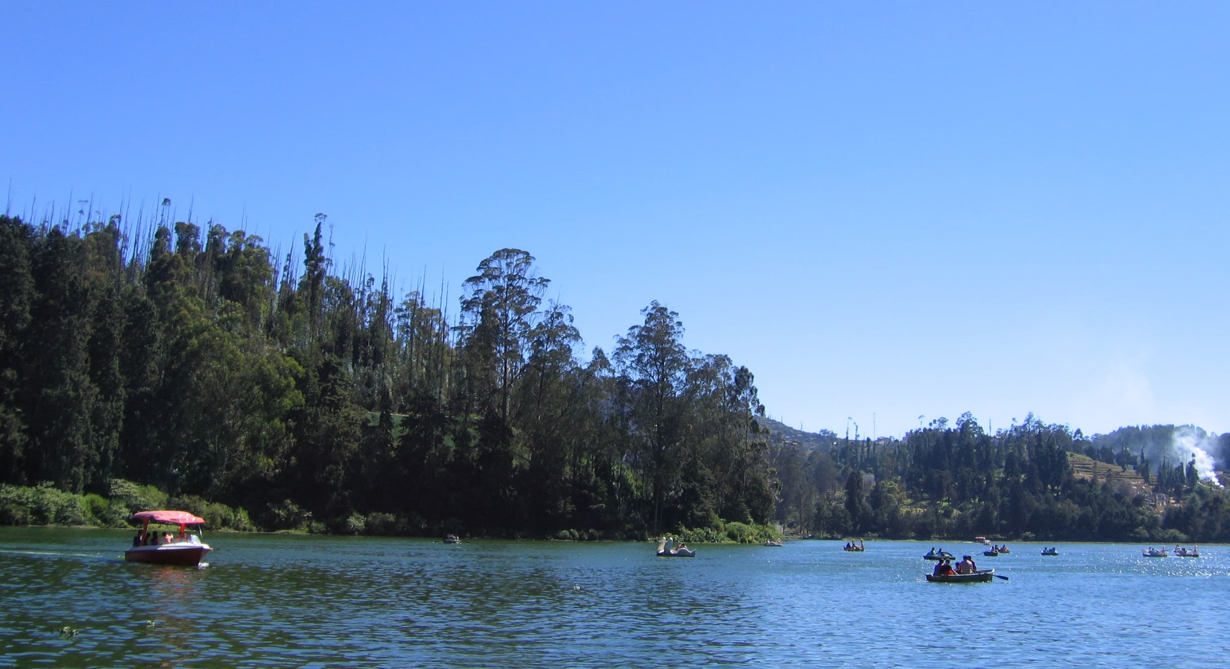 View of ooty lake
