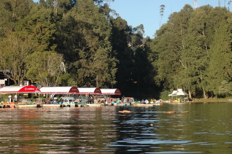 Boating in ooty lake