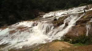 Rocky terrain view of Pykara Falls