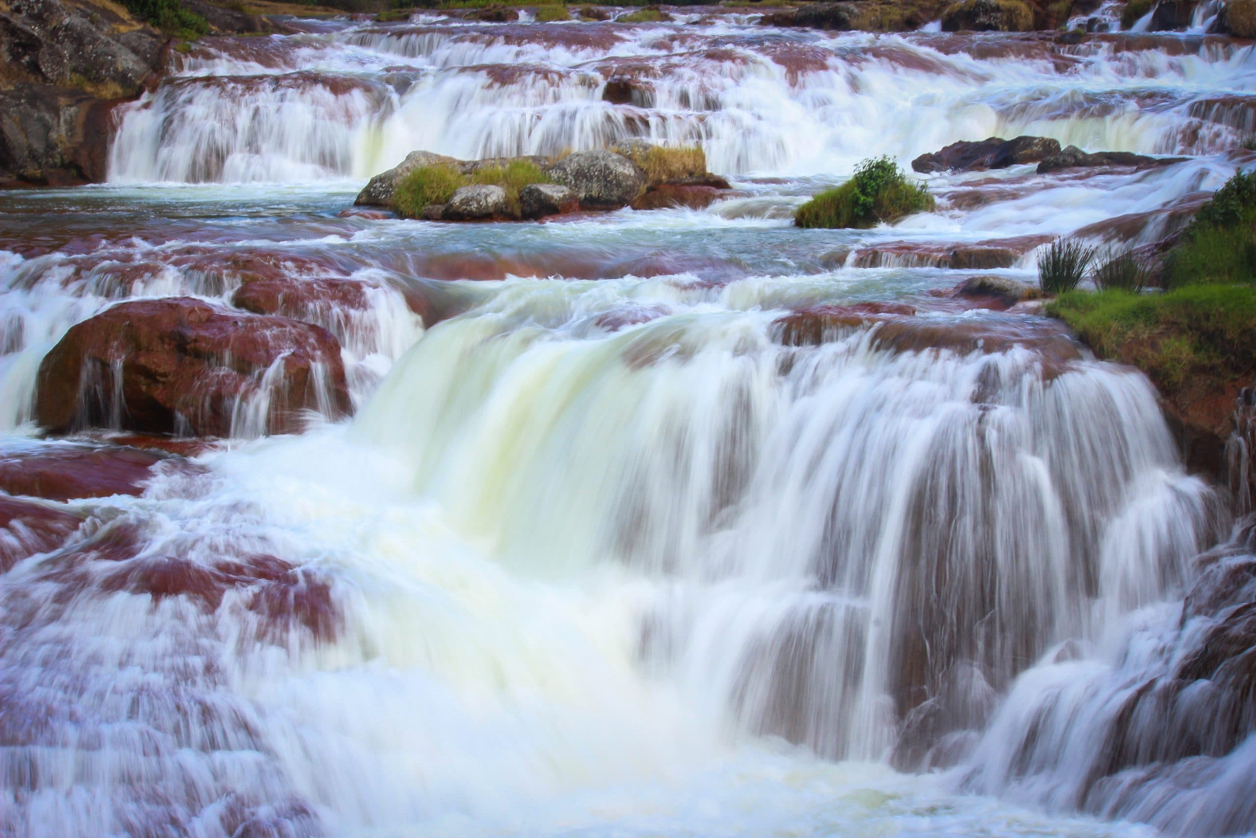 Rocky terrain view of Pykara Falls