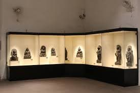 Historical exhibits in the Indian Museum