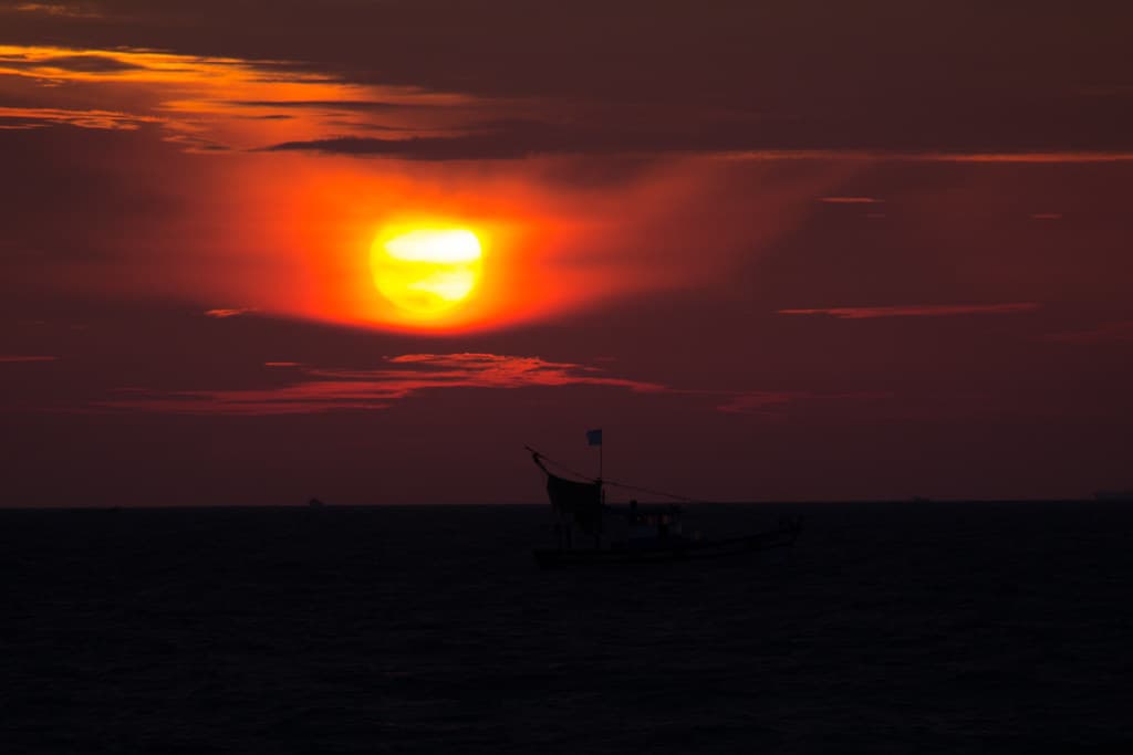 Sunrise view from Panambur Beach