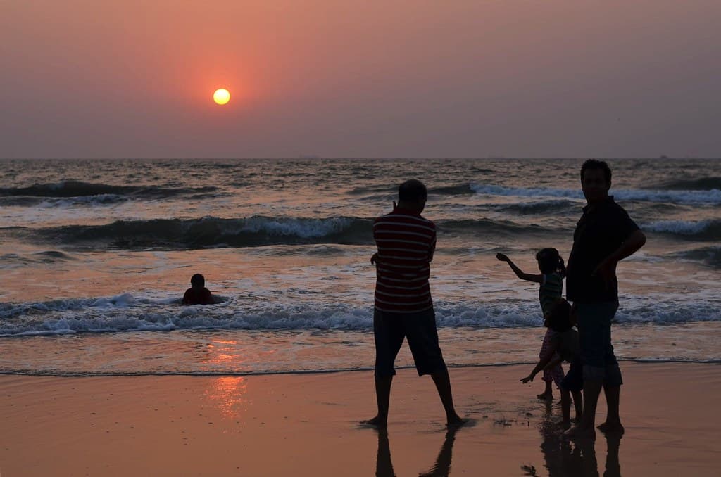 Sunset view from Panambur Beach