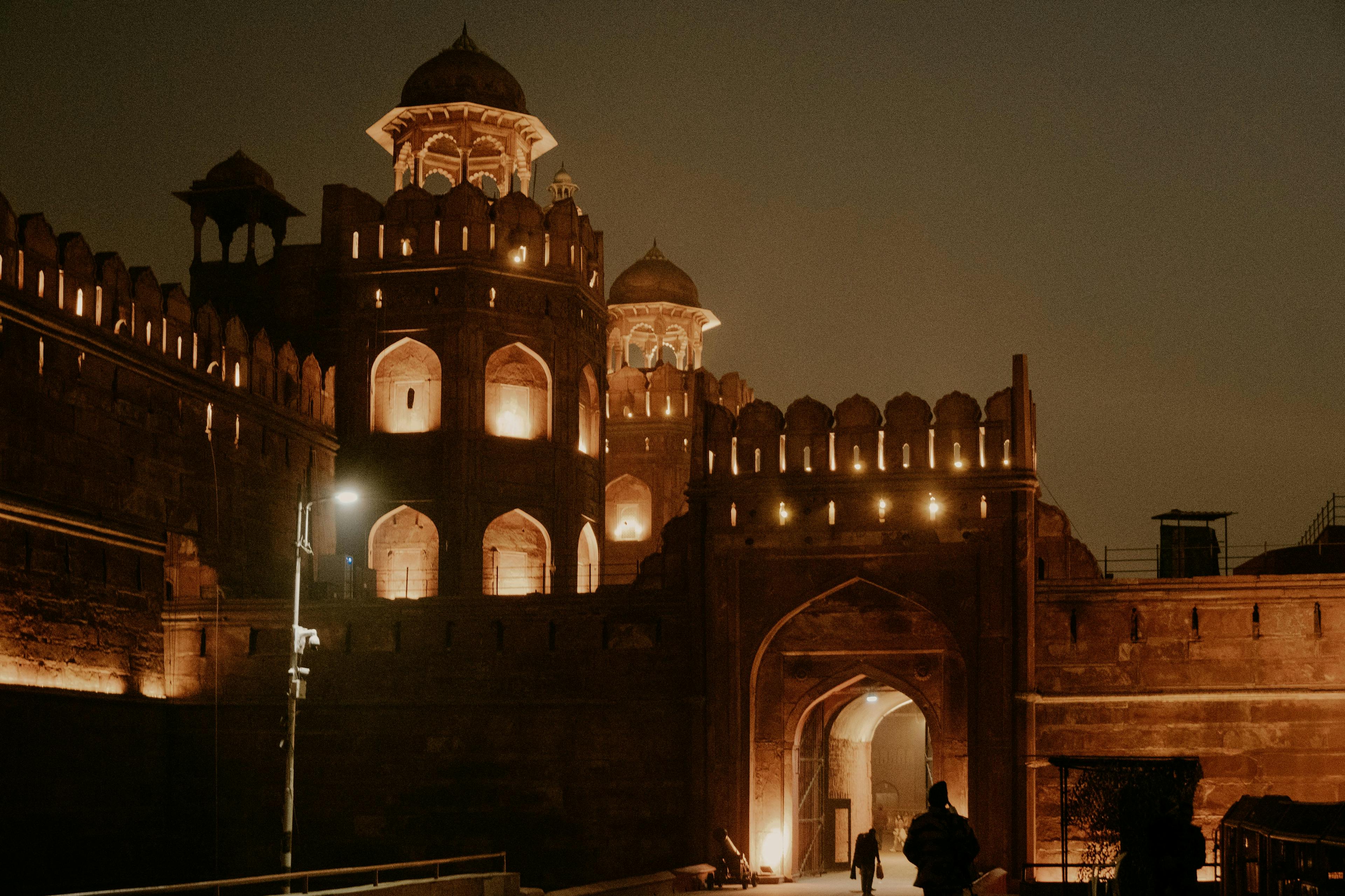 Red Fort at night