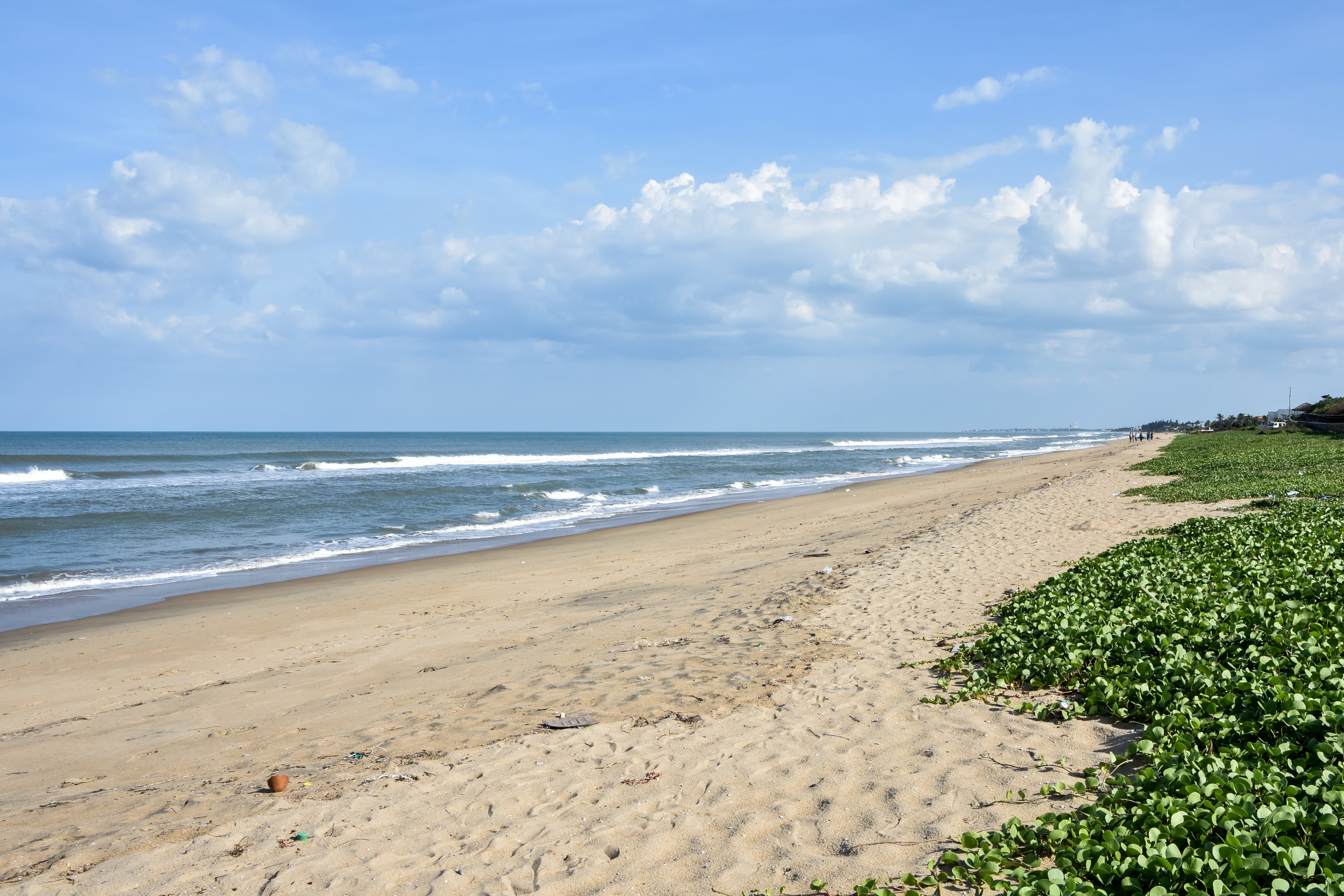 Shoreline view of Ullal Beach