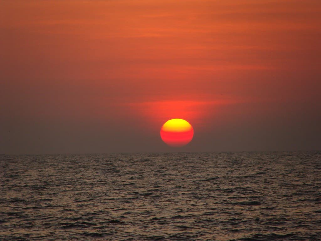 Sunset view of Surathkal Beach