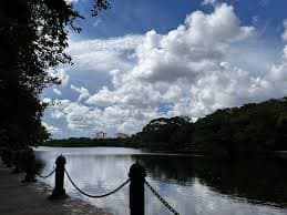 View of Rabindra Sarobar lake