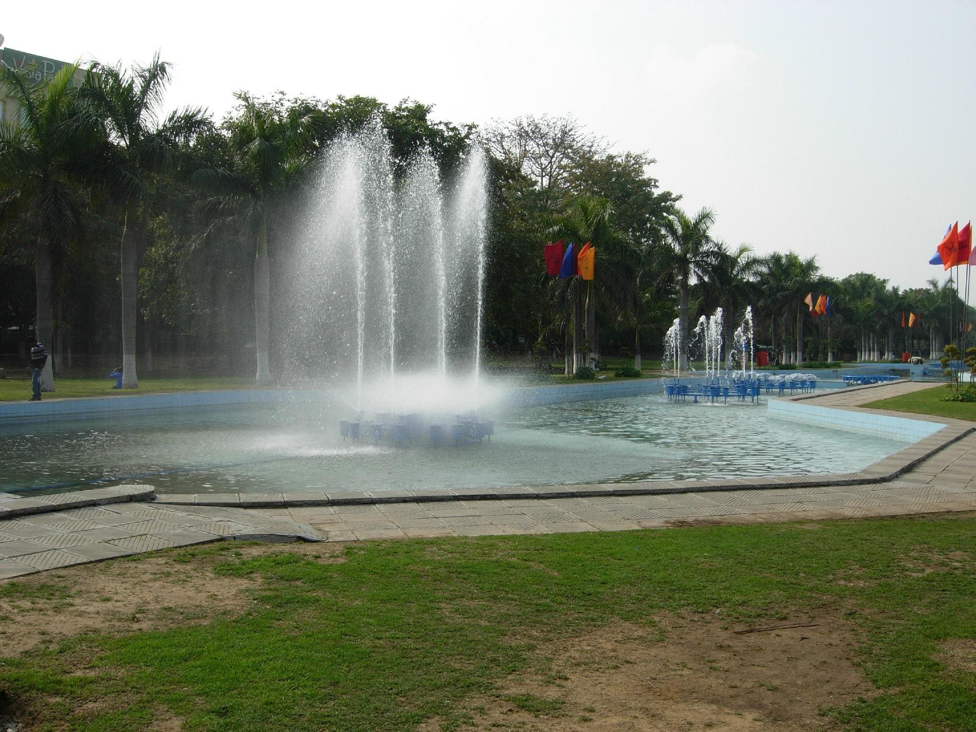 Fountain show at Leisure Valley Park