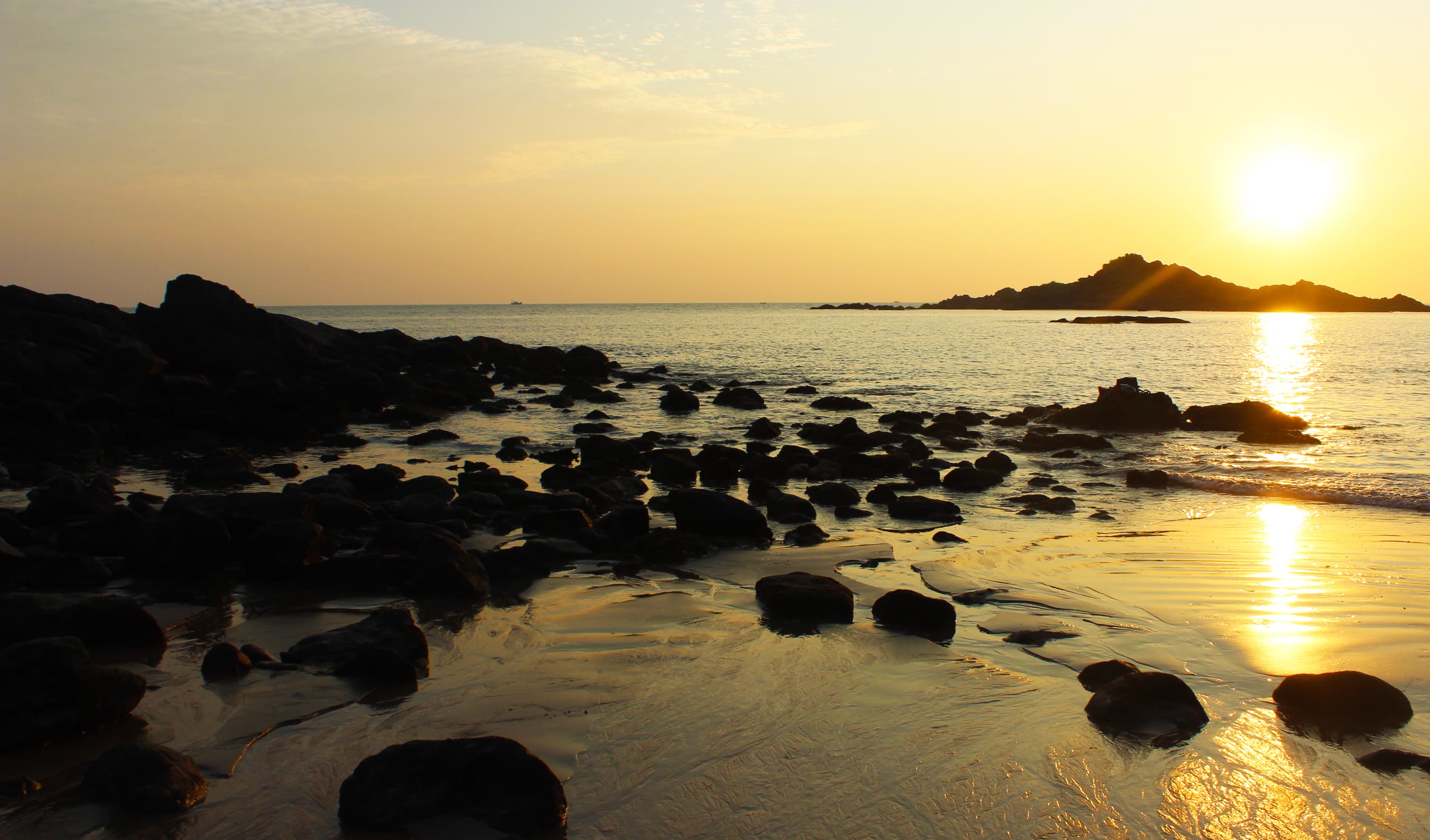 Sunse view form Om Beach