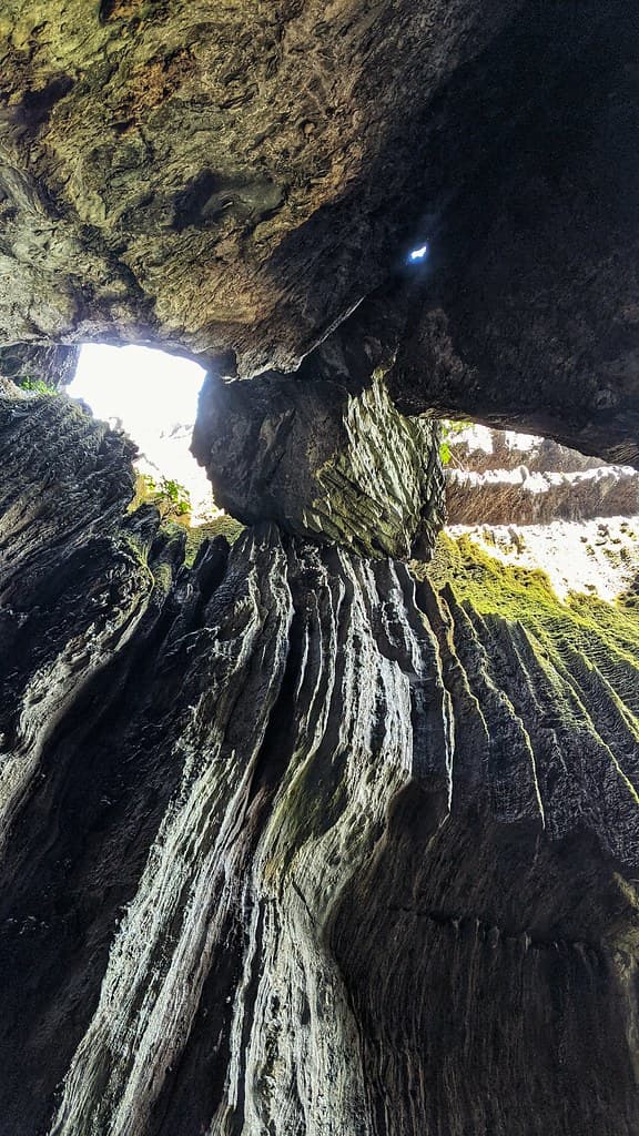 Pothole in Yana Caves 