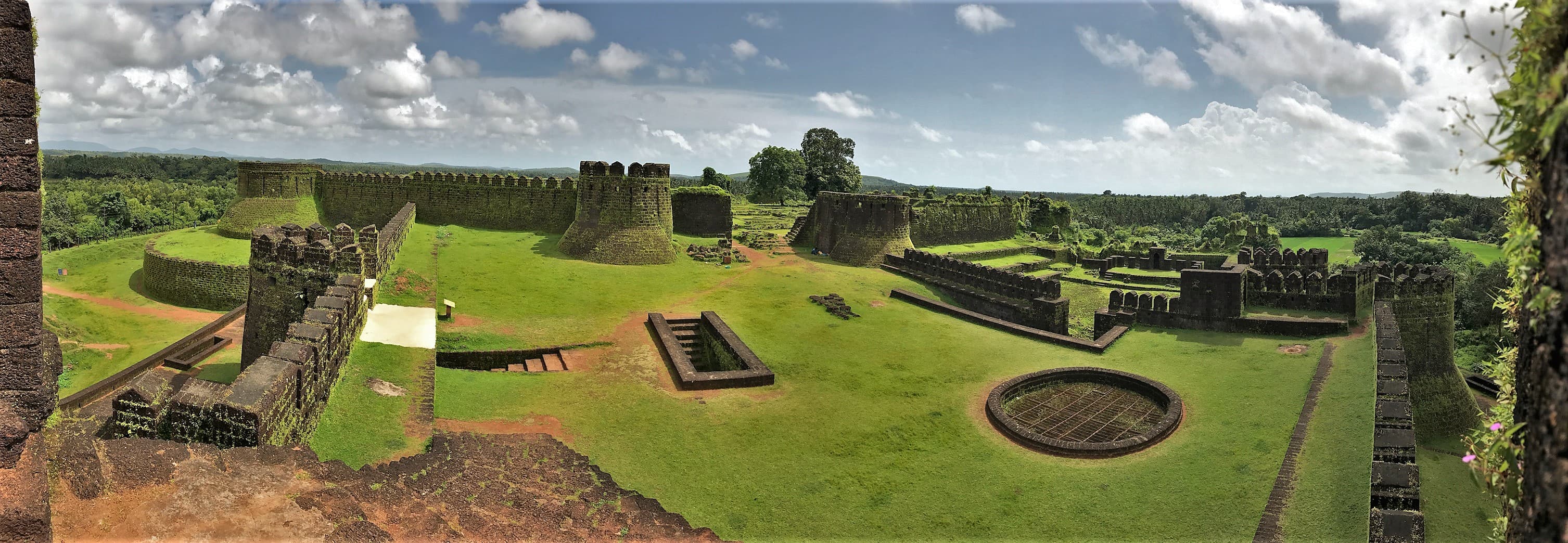 Aerial view of Mirjan Fort