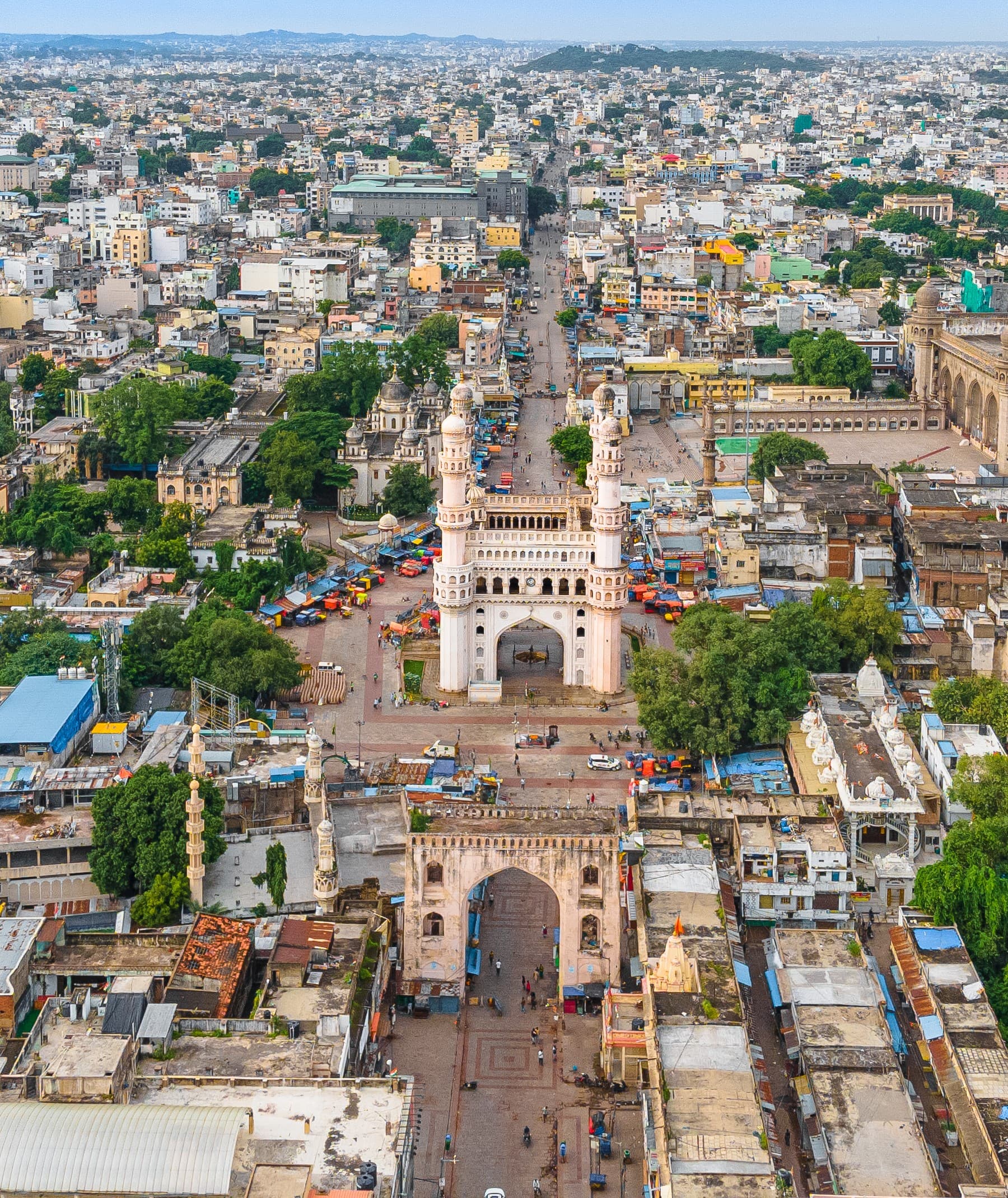 Charminar drone view