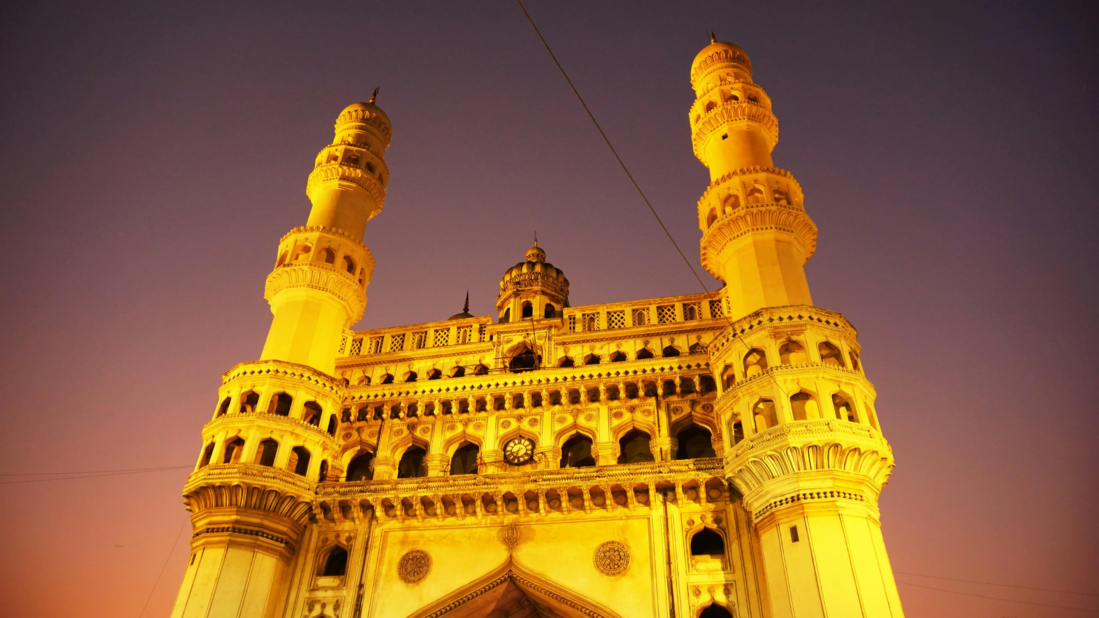 Charminar at night