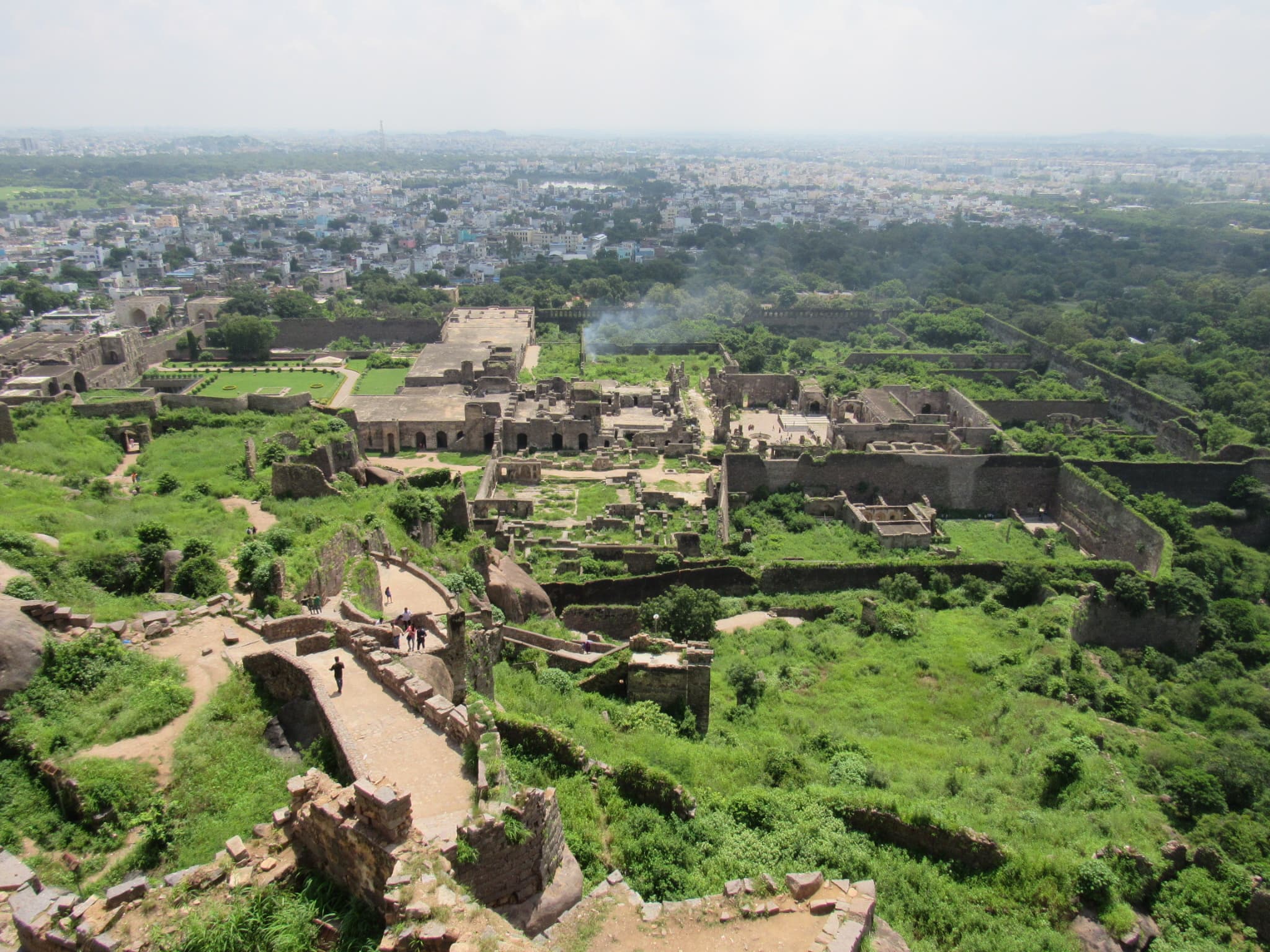 Golconda Fort ariel view