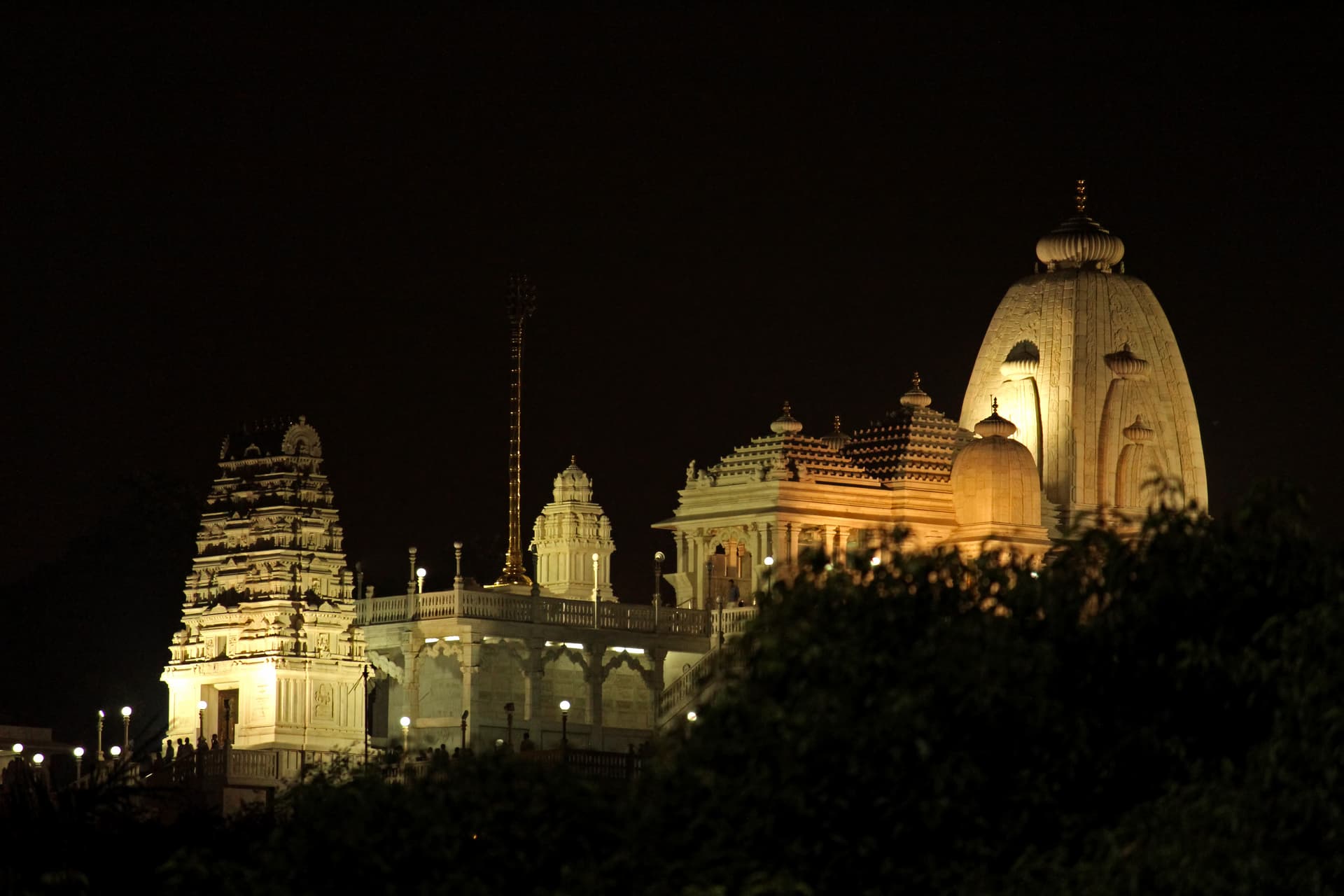 Birla Mandir at night