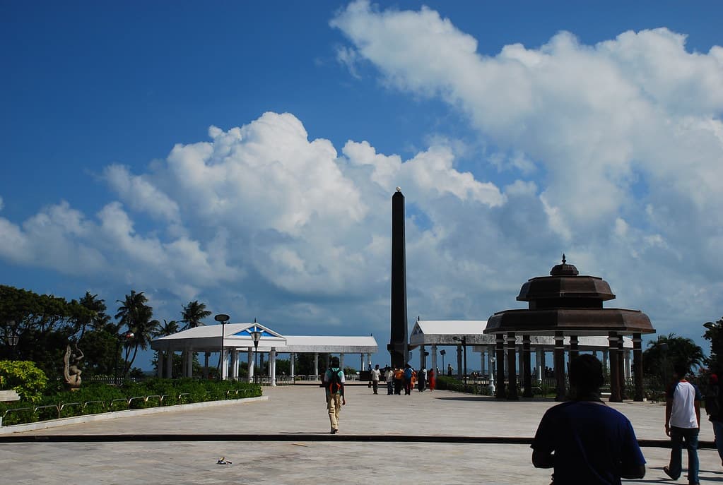 Outside view of MGR film city