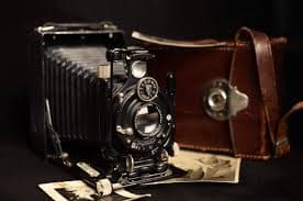 Vintage camera in MGR film city