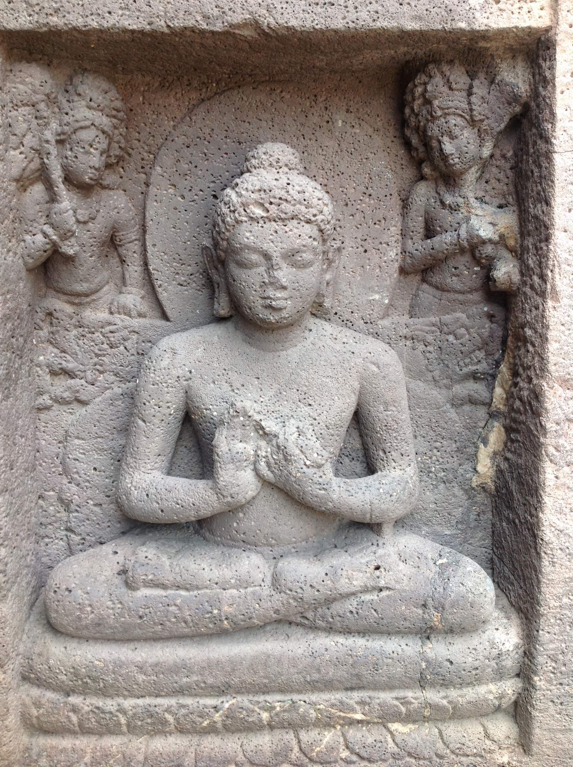 Wall cravings in Ajanta Caves