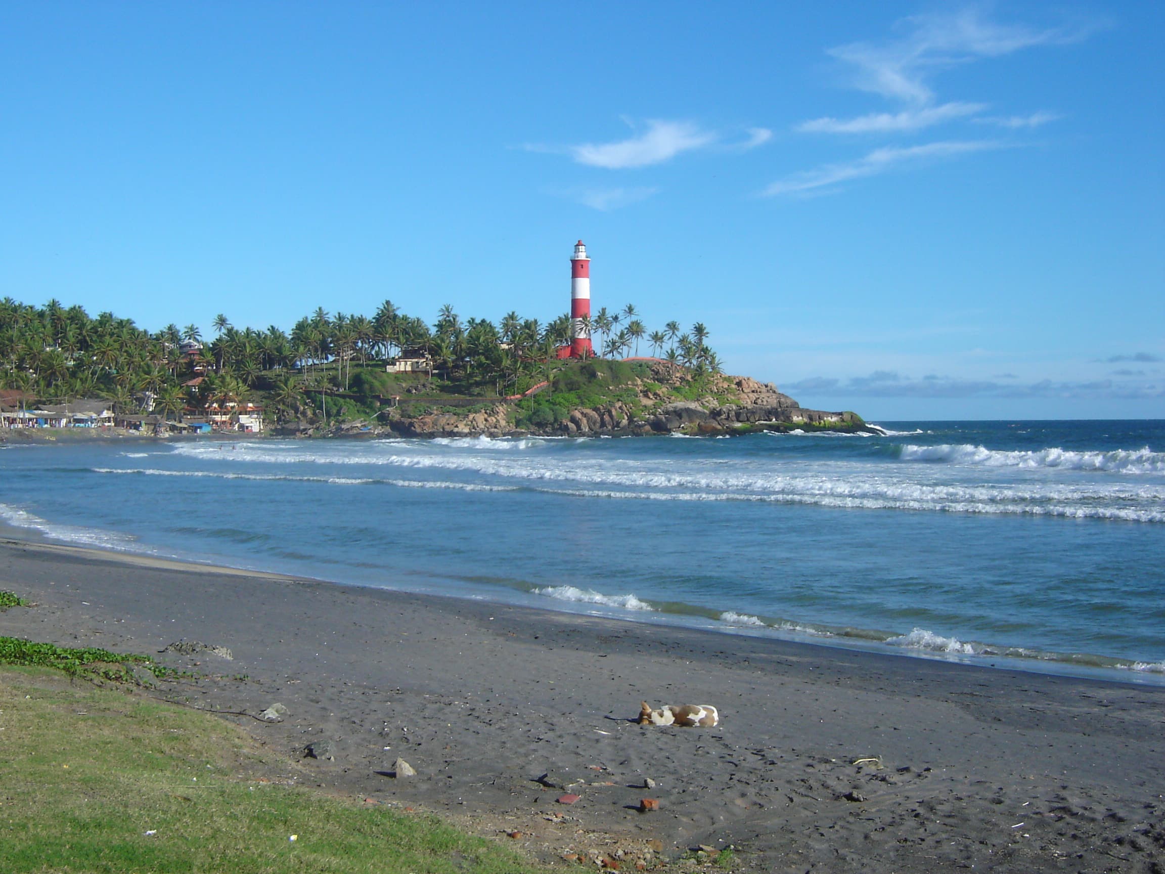 Lighthouse Beach with clear blue water