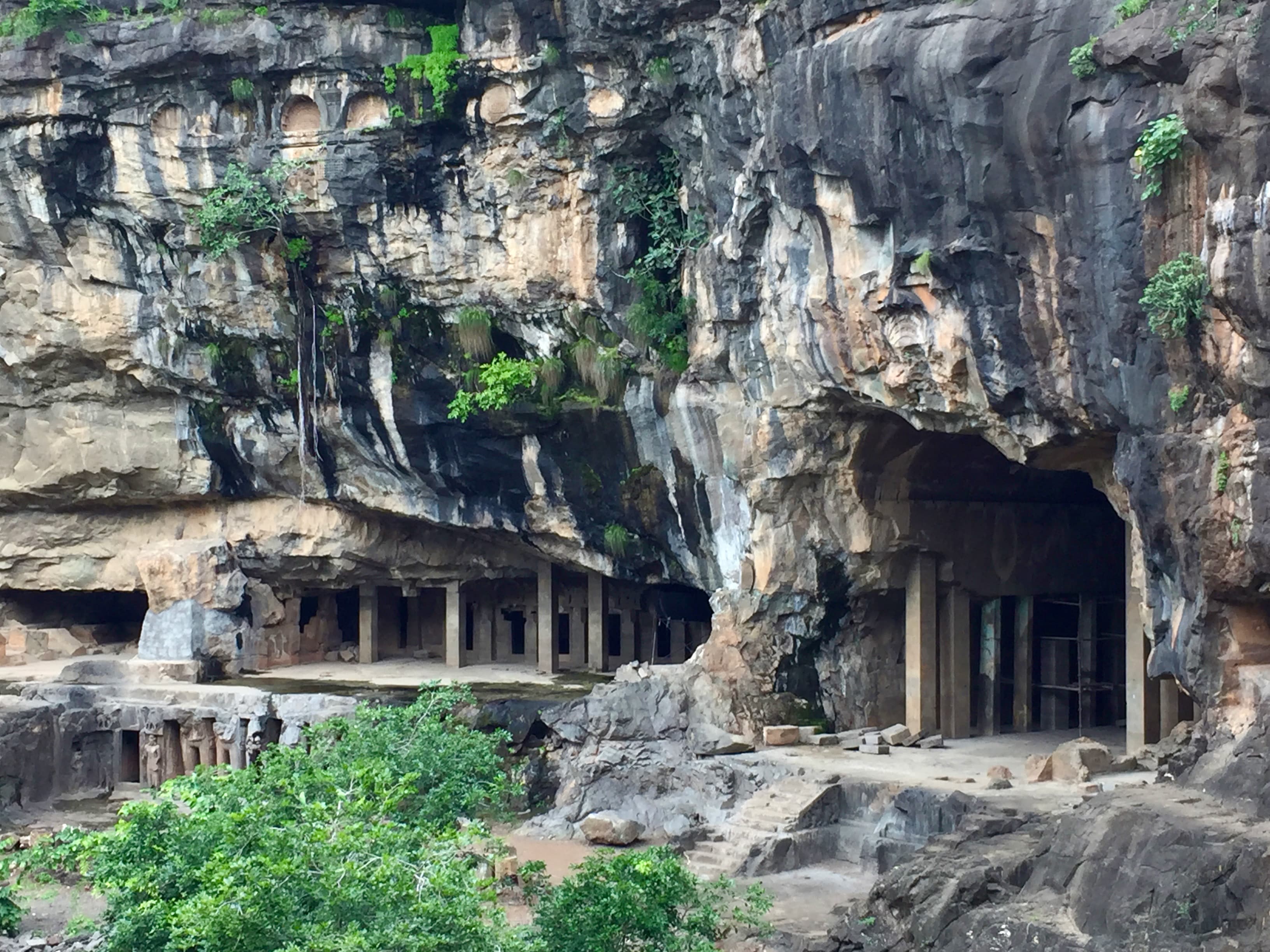 Entrance view of Pitalkhora Caves