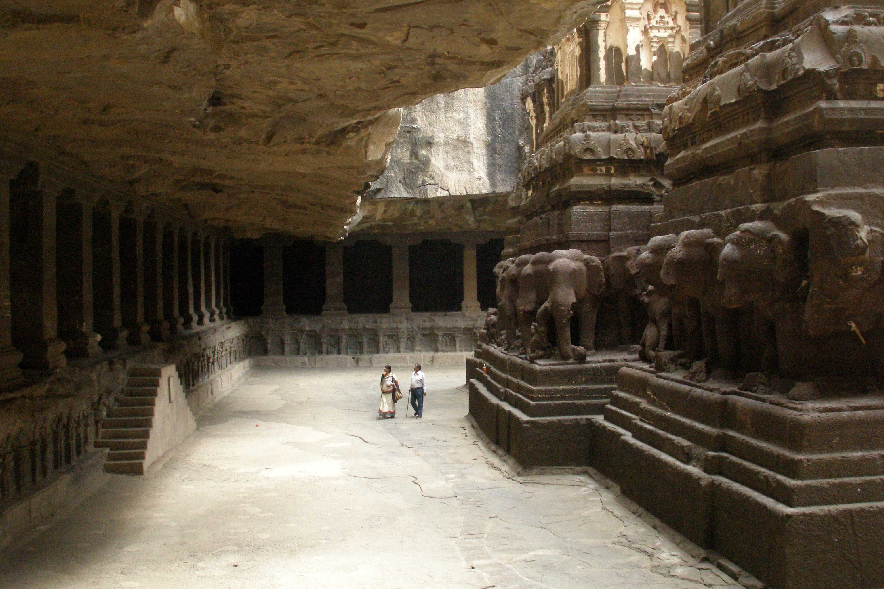 Inside view of Ellora Caves