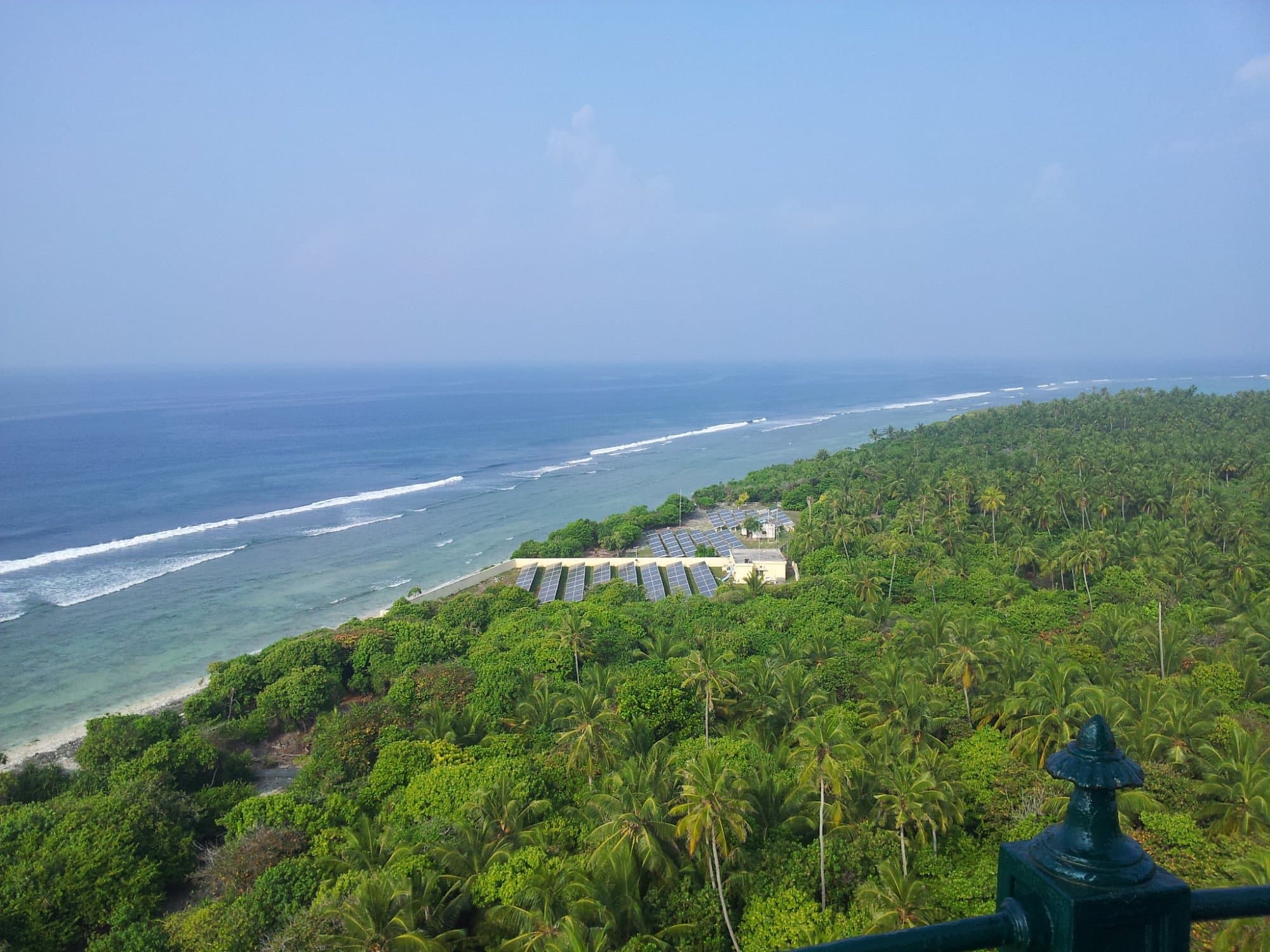 Minicoy Island Drone view