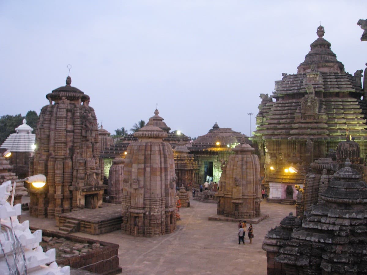 Evening light view of Lingaraj Temple