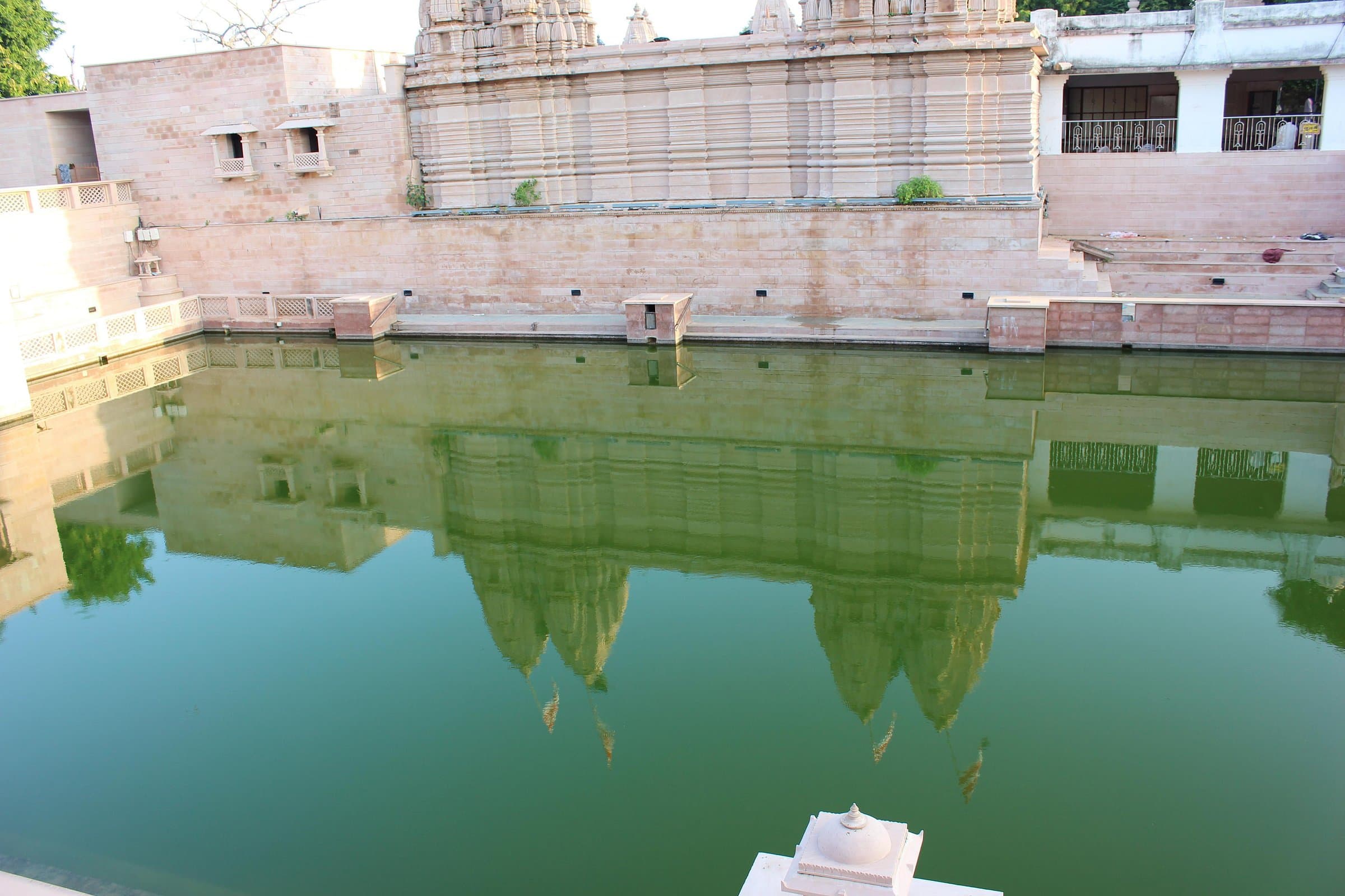 Mid-way pond view in Bindu Sarovara