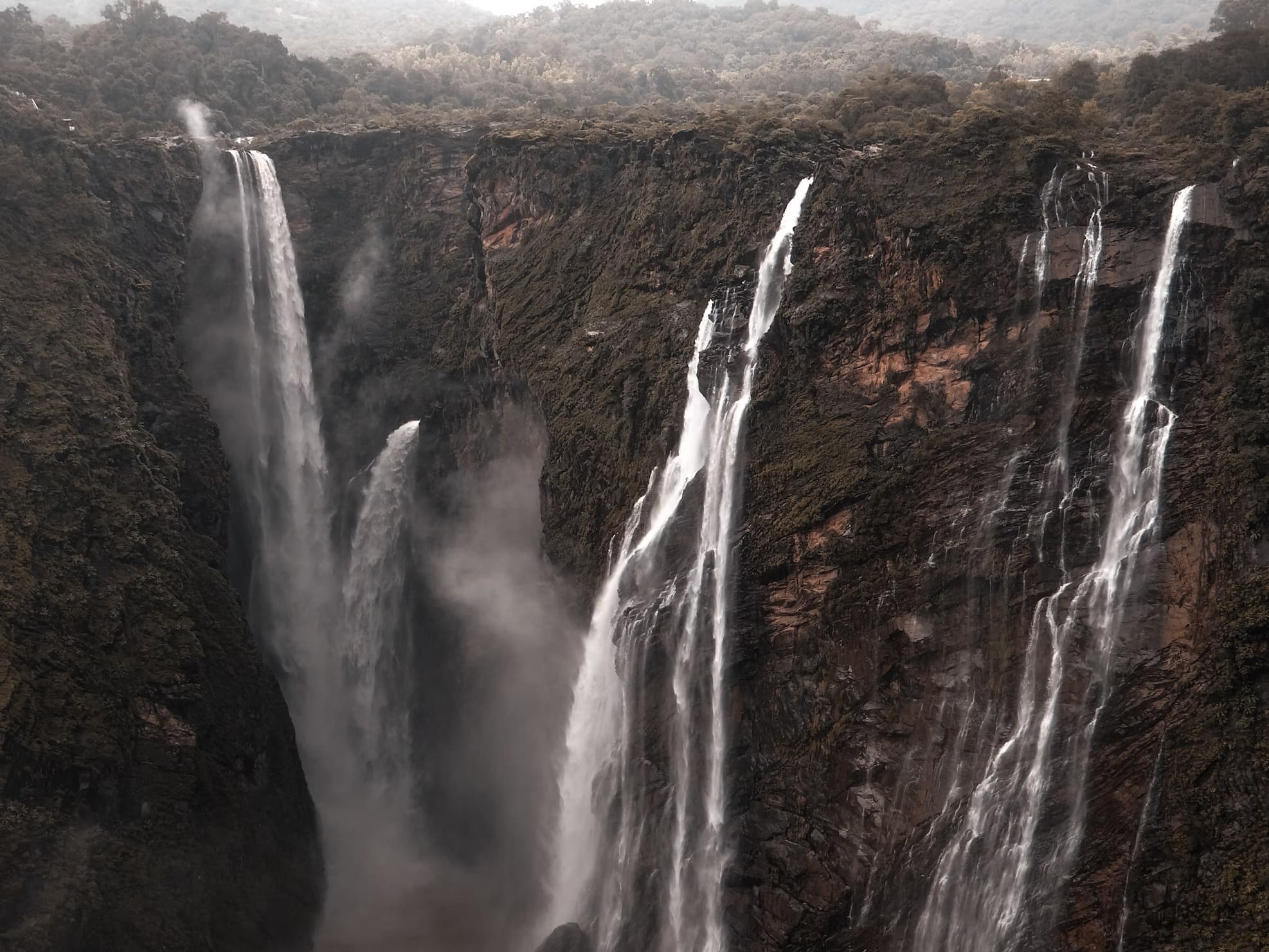 Top view of Jog Falls