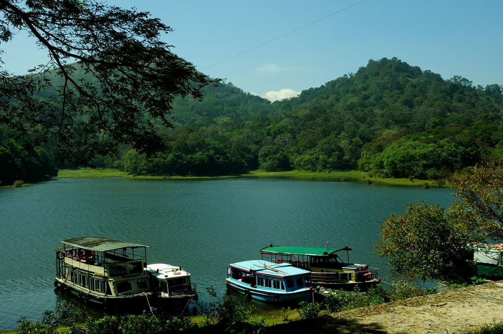 Boating on Periyar Lake Kerala