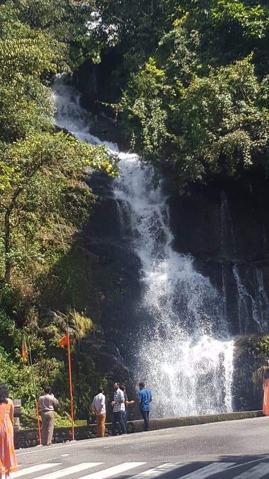 Refreshing Pandikuzhi waterfall scene