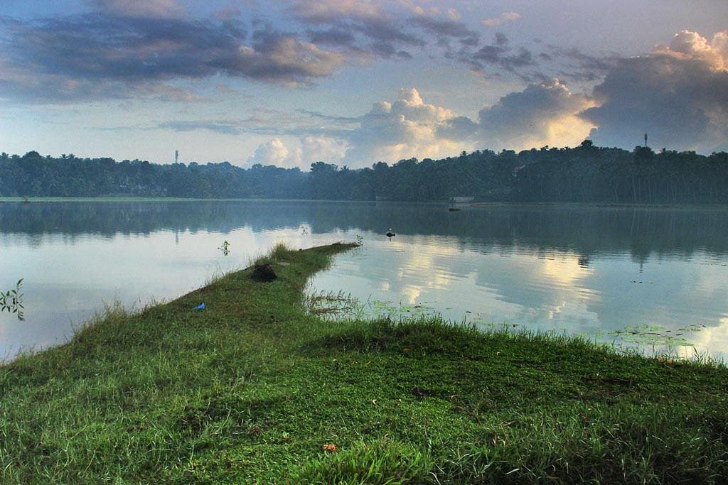 View of Vellayani Lake