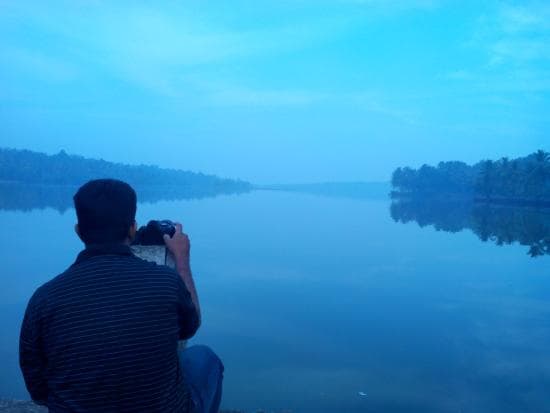 Reflection on Vellayani Lake