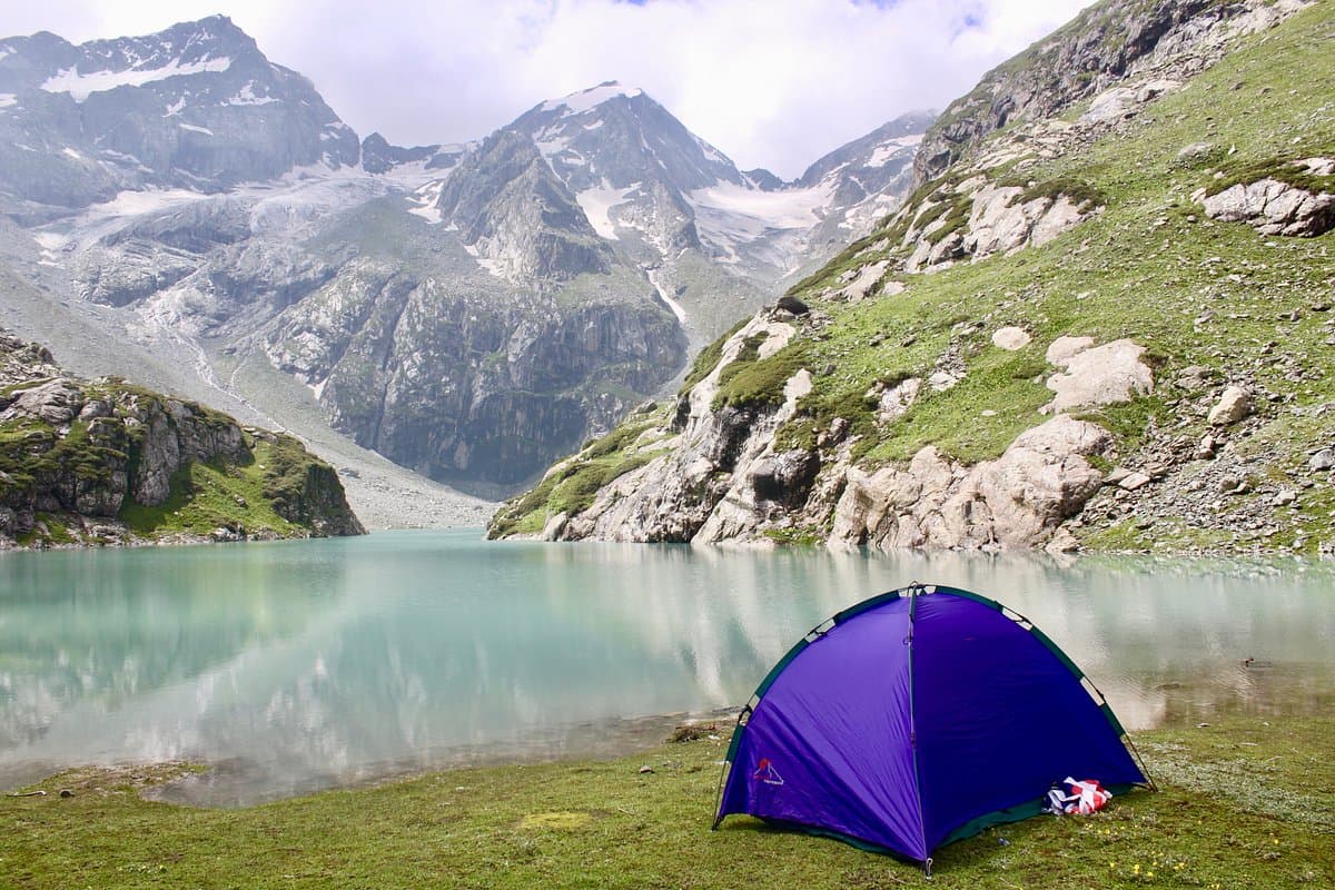 Camping at Tulian Lake